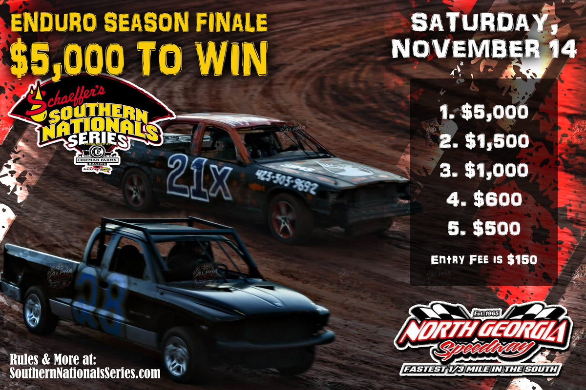 Calling All Enduro Drivers!  $5,000 to Win on November 14!