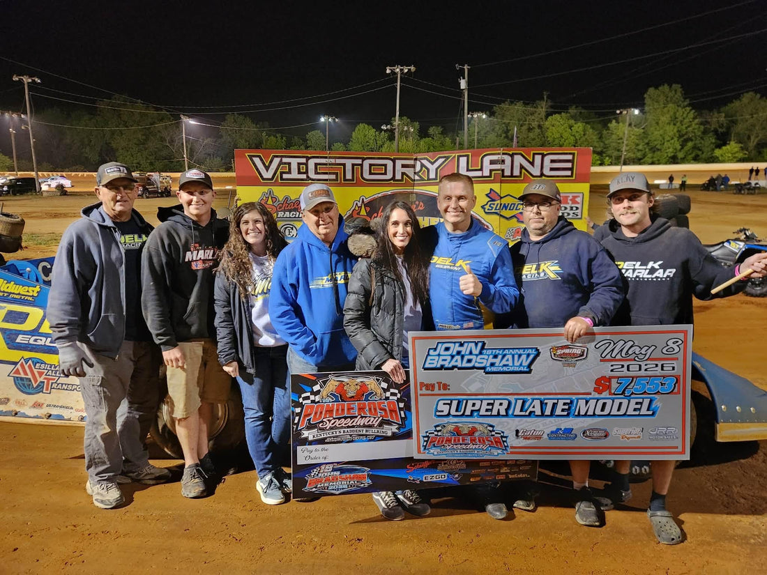 Mike Marlar Continues Mastery of Ponderosa Speedway with $7,553 John Bradshaw Memorial Win