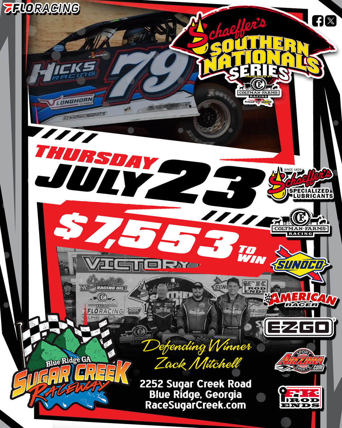 Sugar Creek Raceway Set for Thursday, July 23 Paying $7,553 to the Winner