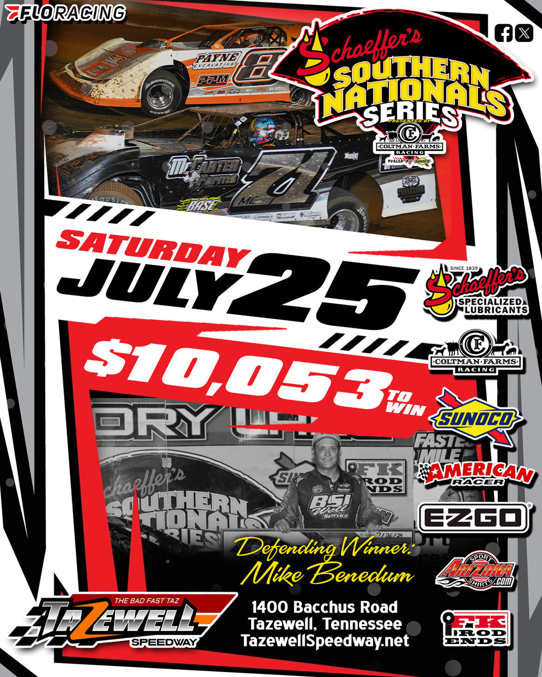 Heated Points Chase Wraps Up Saturday, July 25 at Tazewell Speedway