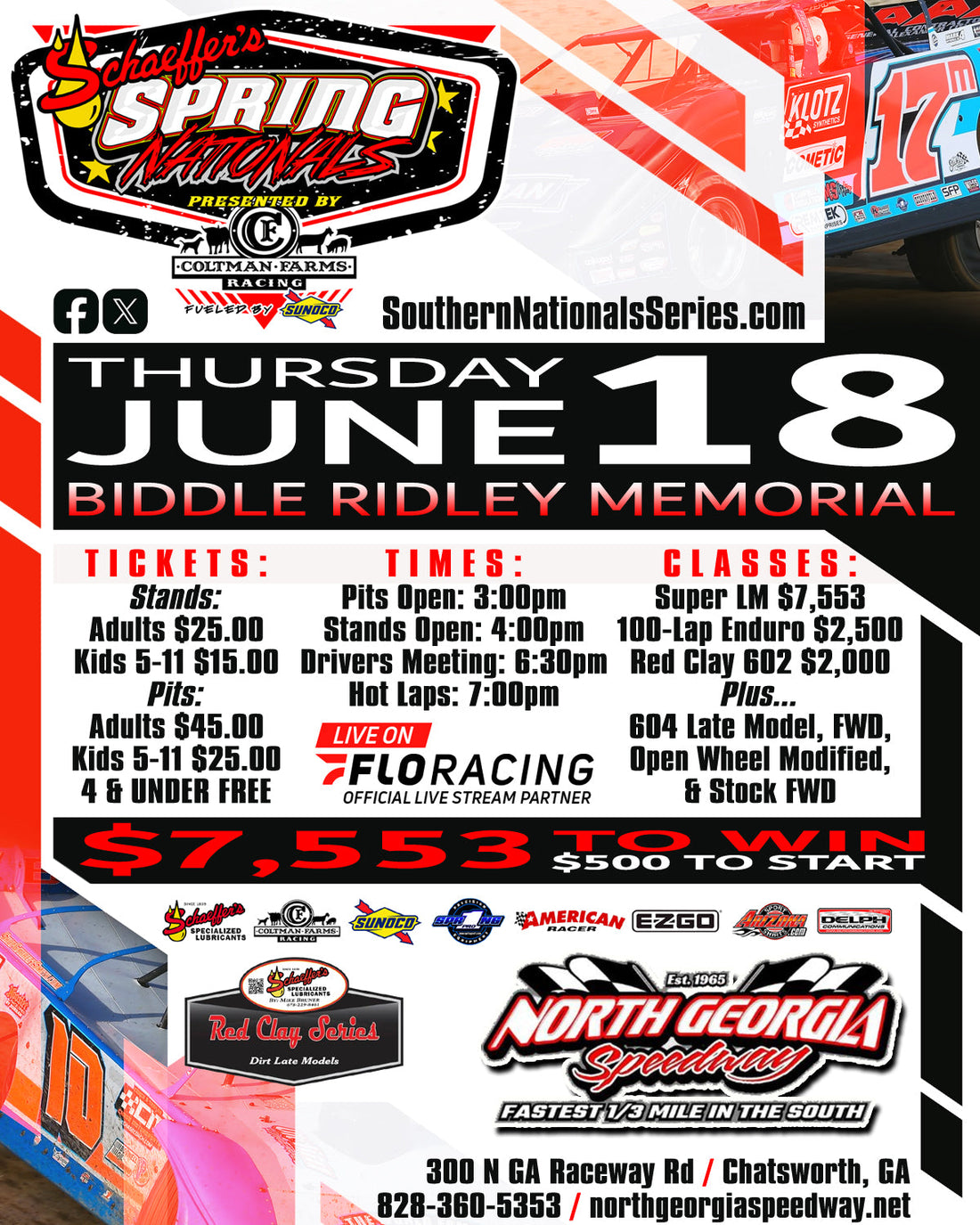 Biddle Ridley Memorial to Pay $7,553 to Win Next Thursday, June 18