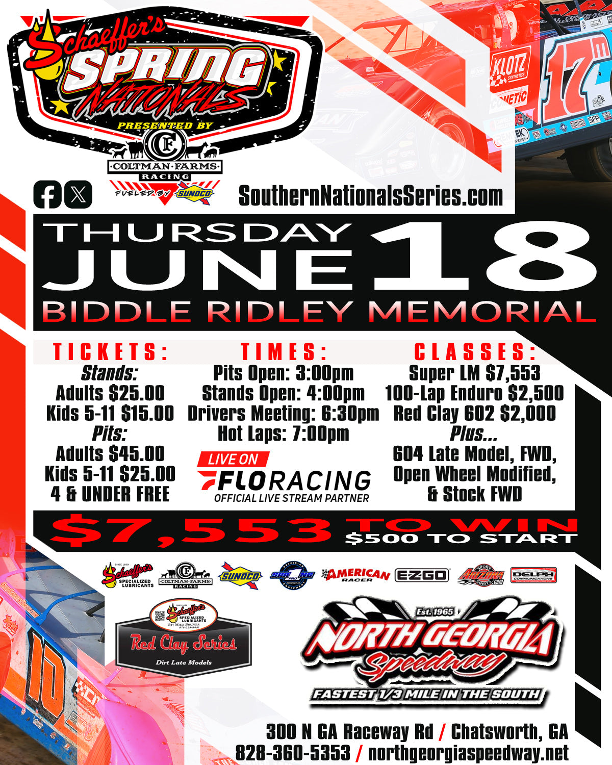 Biddle Ridley Memorial to Pay $7,553 to Win Next Thursday, June 18