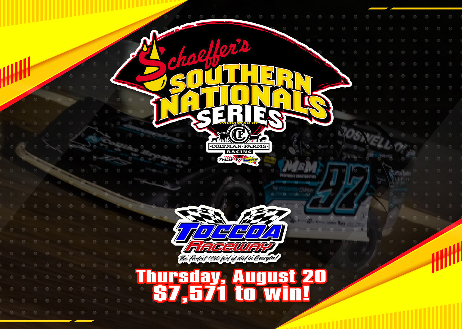 Toccoa Raceway Set to Host 71st Anniversary Race on Thursday, August 20