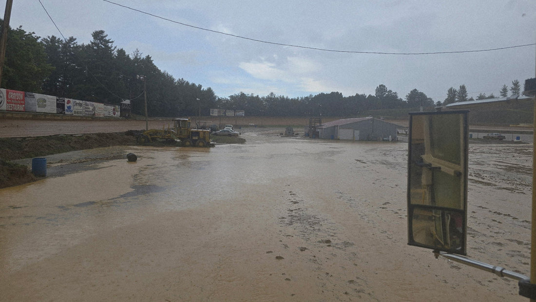 Southern Nationals Opener at Wythe Raceway Doomed by Wet Weather and Saturated Grounds